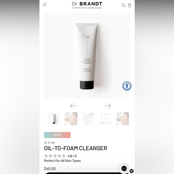 Dr. Brandt Lab Foaming Face Cleanser w Vitamin E
Size: 150ml NIB (sealed) - Picture 3 of 3